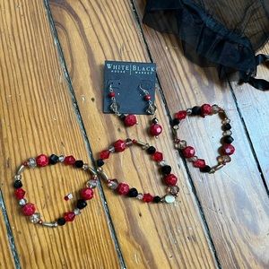 Vintage earrings and bracelets